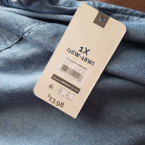 NWT - Sleeveless Tunic Blouse - Picture 4 of 4